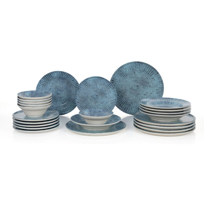 Hermia Castra Juego de Cena de 24 Piezas Multicolor Hermia Castra Juego de Cena de 24 Piezas Multicolor